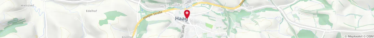 Kartendarstellung des Standorts für St. Michael-Apotheke in 3350 Haag